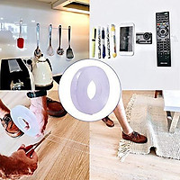 Combo 2 cuộn Băng dính băng keo 2 mặt trong suốt