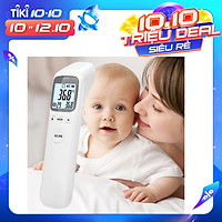 Nhiệt kế điện tử đo thân nhiệt, cảnh báo sốt, chính xác, sử dụng pin, nhãn hiệu NiNDA