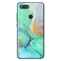 Ốp in cho Xiaomi Mi 8 Lite Đá Xanh Ngọc - Hàng chính hãng