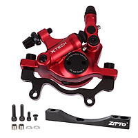 MTB Front / Rear Line Pulling Hydraulic Disc Brake Calipers with Adapter for Xiaomi Mijia M365 Electric Scooter