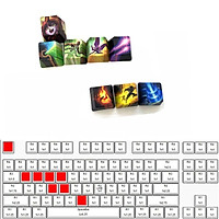 Liên Minh Huyền Thoại (LOL) cá Tính Keycap Cho Cơ Chơi Game Bàn Phím Mini GK61 ANNE PRO 2 60% Bàn Phím Tùy Chỉnh OEM Keycaps