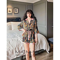 BỘ PIJAMA CỘC ĐÙI CHỮ F S H E R L A R R