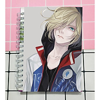 combo 2 Sổ gáy xoắn Yuri On Ice nhiều mẫu ( mẫu giao ngẫu nhiên )