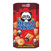 Bánh quy nhân sô cô la Meiji HELLO PAND (50g/ hộp)X10 chiếc