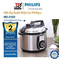 Nồi Áp Suất Điện Philips HD2103 - 5Lit/900W - Hàng Nhập Khẩu