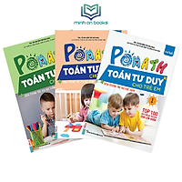 Combo 3 Cuốn Sách POMath Toán tư duy Cho Trẻ Em 4 - 6 tuổi (Tập 1, 2, 3) (Học Kèm App MCBooks)
