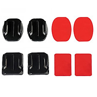 Flat Curved Base with Adhesive Stickers Mount for GoPro Hero 8 7 6 Accessories Buckle for GoPro Hero 8 7 6