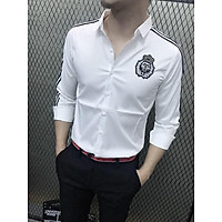 Áo Sơ Mi Nam Nữ Dài Tay Thiêu Họa Tiết Cực Xinh Thời Trang