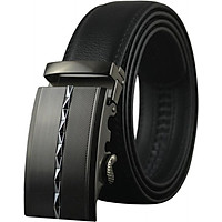 Thắt Lưng Nam Cao Cấp AT Leather P106 - Đen