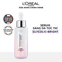 Serum Sáng Da Tức Thì L'Oreal Paris Glycolic - Bright Instant Glowing Serum 1.0% Glycolic Acid 30ML