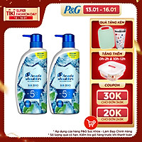Combo 2 Dầu Gội HEAD & SHOULDERS Sub-Zero Băng Lạnh 0 Độ 800ml
