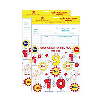 Giấy Kiểm tra Tiểu học cao cấp (4 ly) - Combo 3 túi