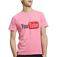 Áo Thun Nam In Hình YouTube Everest AokNAM396 (Hồng)