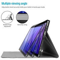 PU Leather Case for Samsung Galaxy Tab A7 10.4'' 2020 with Detachable Bluetooth Keyboard - 3-in-1 functionality keyboard case