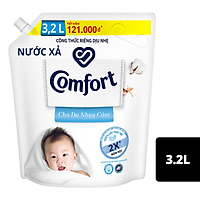 Nước Xả Vải Comfort Cho Da Nhạy Cảm Túi 3.2L