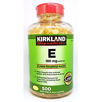 Thực Phẩm Chức năng Viên Uống Đẹp Da Kirkland Signature Vitamin E 400iu 500 Viên