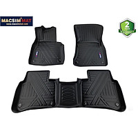 Thảm lót sàn xe ô tô Mercedes S Class 2014 - nay Nhãn hiệu Macsim chất liệu nhựa TPV cao cấp màu đen