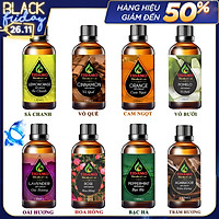 Tinh Dầu Xông Phòng Nguyên Chất TIDAMO 50ML, Tự Chọn Mùi | Có Kiểm Định Chất Lượng | Sử Dụng Với Máy Xông Tinh Dầu Giúp Thơm Phòng, Khử Khuẩn, Tốt Cho Sức Khỏe và Làm Đẹp