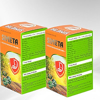 Combo 2 Hộp Thực Phẩm Chức Năng Simeta-Giải Pháp Cho Người Trào Ngược Dạ Dày Thực Quản, Giảm đau Dạ dày, Tá tràng, Làm dịu các triệu chứng ợ hơi, ợ chua, trào ngược, Bảo vệ và tái tạo niêm mạc dạ dày