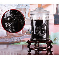Bình ngâm thuỷ tinh trụ 12 lít