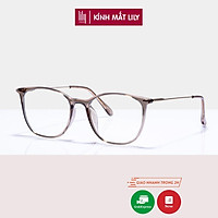 Gọng kính cận nam nữ Lilyeyewear mắt vuông , chất liệu nhựa thanh mảnh nhẹ nhàng càng 1889