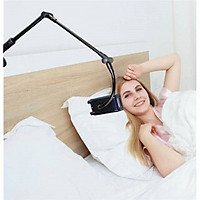 Giá đỡ kẹp cạnh bàn, cạnh giường gắn điện thoại, ipad Selfiecom I10 - Hàng chính hãng