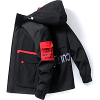 Áo khoác nam JJ05 DO , khoác dù nam 2 lớp phối nón không tháo rời thời trang hàn quốc trẻ trung cuốn hút Julido mẫu TT02 chất liệu thấm hút mồ hôi dày dặn mặc thoáng mát