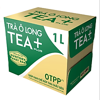 Thùng 12 trà Olong Tea Plus 1L - 73317