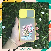 Ốp lưng dành cho iPhone 6/7/8plus/X/Xs/Xsmax/11/11promax/12 Mini/12/12 Pro/12 Pro Max có nắp che camera (in hình Girl Art 3)-A044