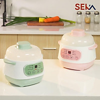 Nồi Nấu Cháo Chậm SeKa, Nồi Đa Năng Ninh, Hầm, Chưng, Hấp. Nồi Ăn Dặm Cho Bé. Nồi Chưng Yến Hàng Chính Hãng