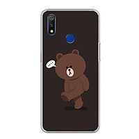 Ốp điện thoại Realme 3 Pro - 0085 GAUBROWN01 - Silicon dẻo - Hàng Chính Hãng
