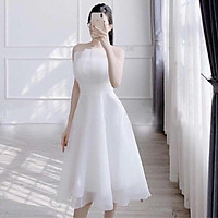 Đầm xoè dự tiệc cúp ngực bo eo con kiến siêu xinh TRIPBLE T DRESS -Size M/L (kèm ảnh/video thật) MS42Y