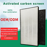 True HEPA Replacement Filter Pre-Carbon Filters Parts for Sharp Air Purifier, Anti-static