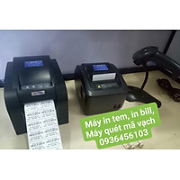 Bộ thiết bị quản lý shop thời trang: Máy in tem mã, máy in hóa đơn, máy quét mã vạch