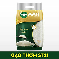 Gạo thơm A AN ST21 - đặc sản Sóc Trăng - bịch 5kg ( hàng chuẩn công ty) luôn mới