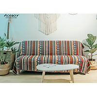 Thảm Thổ Cẩm Chăn Phủ Ghế Sofa, Khăn Trải Bàn, Thảm Trải Sàn CTC01- Trang Trí Phòng Khách, Phòng Ngủ