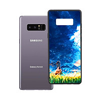 Ốp lưng viền TPU cho Samsung Galaxy Note 8 - Little Girl