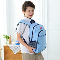 Larkpad Leke School Primary and middle school schoolbags 4-6 grade children's school bag men and women shoulder bag burden reduction designer backpack computer bag Jiali Orange