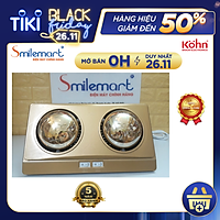 Đèn sưởi nhà tắm Braun Kohn KN02G - Hàng chính hãng