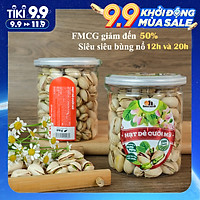 Hạt Dẻ Cười Mỹ Smile Nuts (215g - 500g) | 100% Nhập khẩu từ Mỹ, không tẩy trắng - Dẻ cười rang muối vừa ăn, thơm ngon, giòn rụm