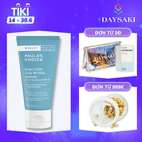 Paula's Choice Kem Ngày Mềm Mịn Chống Nhăn Chống Nắng Phổ Rộng SPF 30 Resist Super - Light Daily Wrinkle Defence Broad Spectrum SPF 30 60ml
