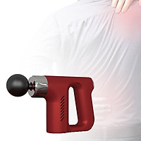 Percussion Massage Device High Intensity Quiet 4 Heads for Office Black