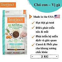 Thức ăn cho chó con làm từ thịt gà tươi và gạo lức Nature's Variety Instinct (Túi 2kg)