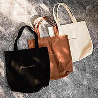 Túi tote vải canvas mềm đựng vừa a4 thương hiệu Snazzy