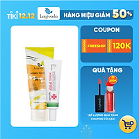 Bộ đôi serum giảm mụn, ngừa thâm Hàn Quốc Lagivado Dr. ATreat Serum 30 ml và tẩy tế bào da chết Radiance Peeling 50 ml.