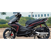 Tem in UV cao cấp. Tem xe Airblade 2019 phiên bản kỉ niệm, xe đen. Sắc nét tuyệt đối, chuẩn từng chi tiết