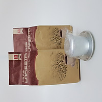Túi cà phê bột pha phin hương vị cổ điển Lafiesta - B&V COFFEE - Túi giấy 500g - Chuẩn vị cà phê phin truyền thống - Cam kết không pha trộn hương liệu, hóa chất