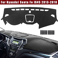 Car Dash Mat Dashmat Dashboard Cover Pad Sunshade for Hyundai Santa Fe IX45 2013-2018