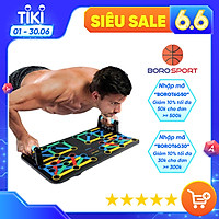 Bảng Dụng Cụ Tập Hít Đất , Tập Chống Đẩy Theo Màu Sắc, Mỗi Màu Sắc Sẽ Tương Ứng Với Bài Tập Khác Nhau Thiết Kế Dày Nhiều Bài Tập - Hàng Chính Hãng