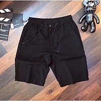 Quần short lửng đũi nam cúc khoá chun lưng chất vải dày dặn, không bai xù, phom trẻ trung nam tính năng động